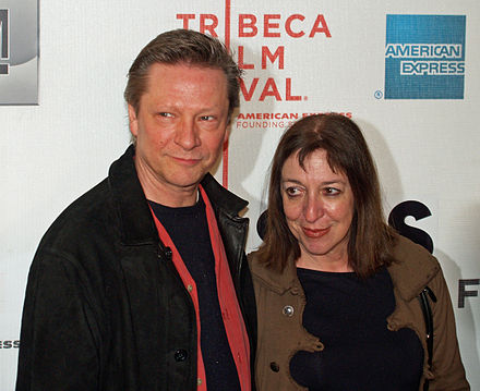 Cooper and wife Marianne Leone Cooper, April 2007