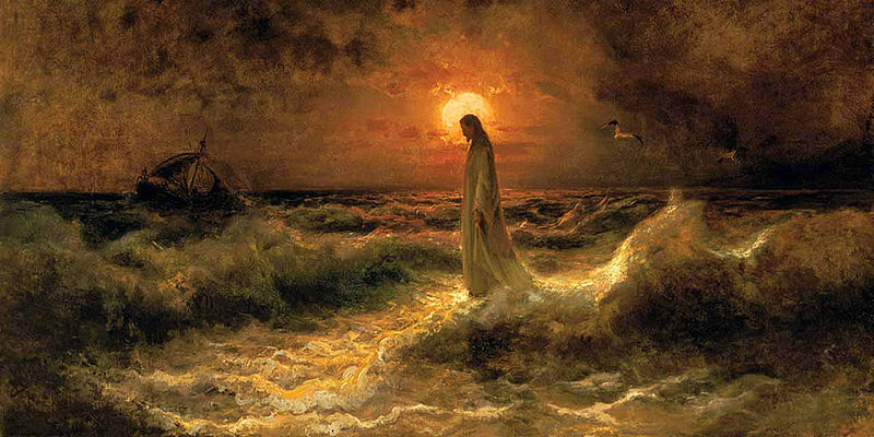 File:Christ Walking on the Waters, Julius Sergius Von Klever.jpg