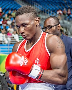 Christian Assomo at the 2016 Olympic Games