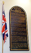 Church of the Ascension, Hall Green - seating plaque south side