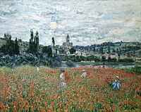 Poppy Field near Vetheuil Claude Monet - Champ de coquelicots pres de Vetheuil.jpg