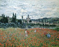 Claude Monet: Champs de coquelicots près de Vétheuil (1879)