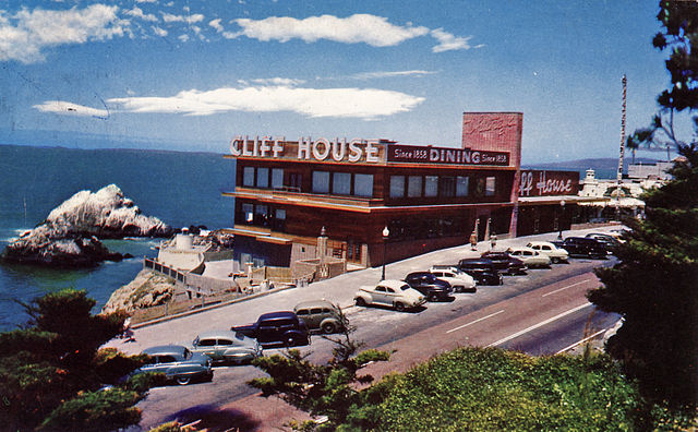 Restaurant Cliff House près de San Francisco.