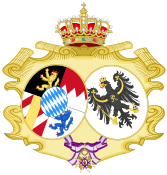 Erb Marie Pruské, královny Bavorska (Řád Marie Luisy).svg