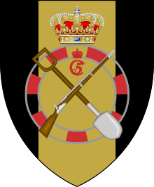 Coat of arms of the Engineer Regiment (Denmark).svg