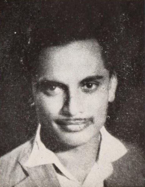 AI-enhanced photograph of Anil Biswas, November 1945