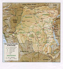 An enlargeable relief map of the Democratic Republic of the Congo Congo Democratic Republic Map.jpg