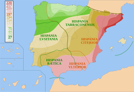 Diocesis of Hispania Conquista Hispania.svg