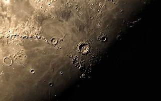 Copernicuse kraater Kuul. Foto on tehtud 3. veebruaril 2020