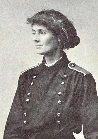 Constance Markievicz was a member of the Irish Citizen Army and fought in the Easter Rising. In 1919 she was appointed Minister for Labour in the Government of the Irish Republic