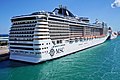 MSC Splendida, Fantasia-class cruise ship, MSC Cruises.