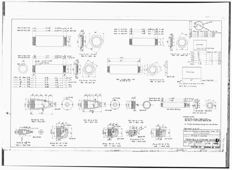 File:DETAIL OF PINS AND NUTS. - Twin Falls-Jerome Bridge, U.S. Highway 93 Spanning Snake River, Twin Falls, Twin Falls County, ID HAER ID,42-TWIFA,1-32.tif