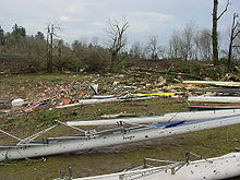 Damage to a marina in Vancouver, Washington. Damage to the Vancouver Marina from EF1 tornado.jpg