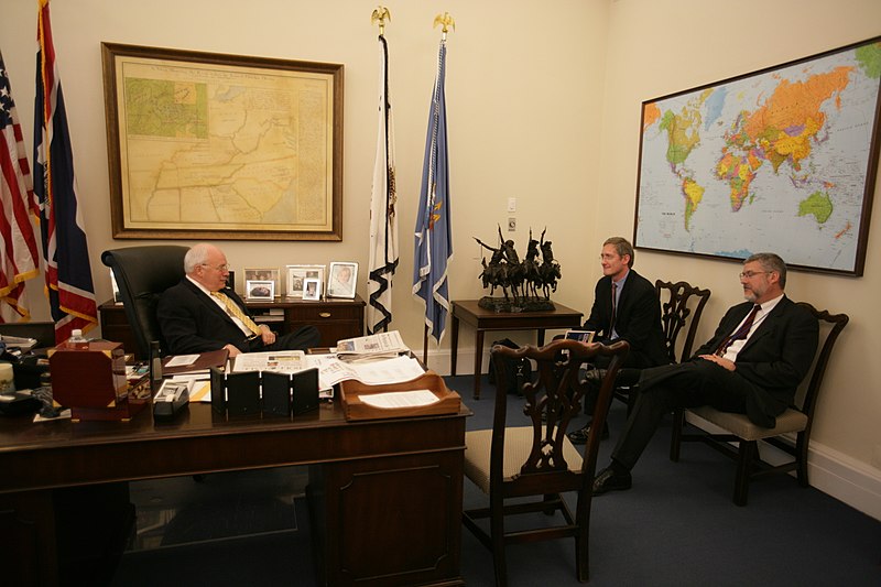 File:David Addington Meets With John Hannah (18585962416).jpg