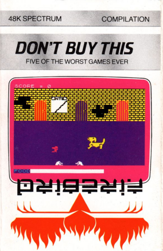 <i>Dont Buy This</i> 1985 video game for Spectrum