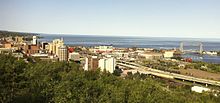 Downtown Duluth and shoreline 2012.jpg