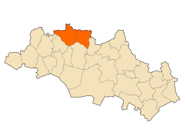 Distrito de Sigus - Mapa