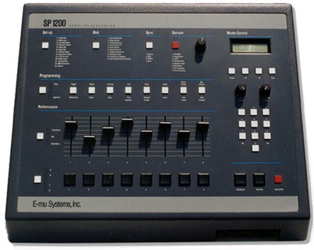 An E-mu SP-1200 that Pete Rock used to create music and beats on one of his many early recordings