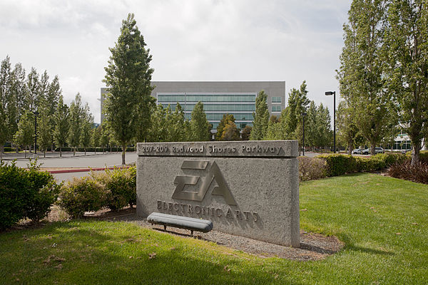 The EA headquarters building at Redwood City, California in May 2011