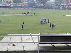 England Vs India T20 match practice session at Green Park Stadium.jpg