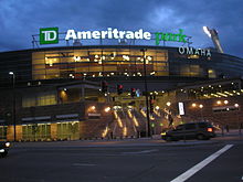 Entrance; May 2011 Enterance to TD Ameritrade Park.jpg