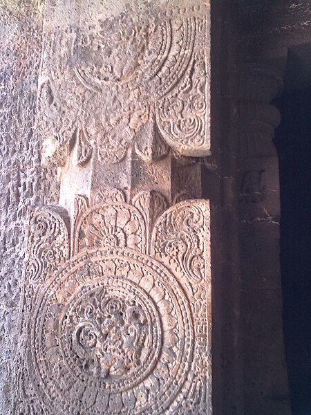 File:Entrance to an Ajanta Cave.jpg