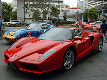 La supercar Ferrari Enzo.