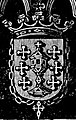 Escudo de Galicia en Galicia Diplomática de Bernardo Barreiro, 1882.