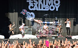 Eskimo Callboy на Reload Festival в 2015 году
