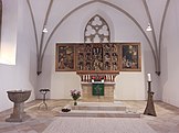 Altar area in the church