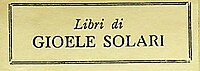 Ex-libris Gioele Solari