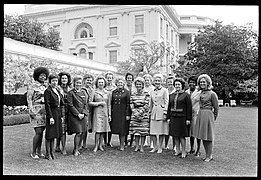 Female Nixon administration staff and appointeees including Sallyanne Payton