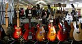 Fender, Manson, and Gibson guitars @ Bristol Guitar Show 2010.jpg
