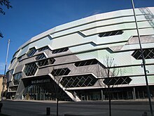 The First Direct Arena, a 13,781 capacity venue in Arena Quarter First Direct Arena, Leeds 24 October 2018 3.jpg