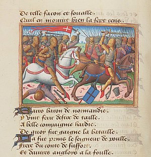 Français 5054, fol.  30 verso, bataille de la Brossinière (1423) .jpg