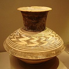 Jarra de cerámica El-Obeid (V milenio a. C.)