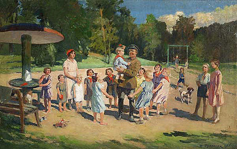 Kirov amongst children (early 1930s)