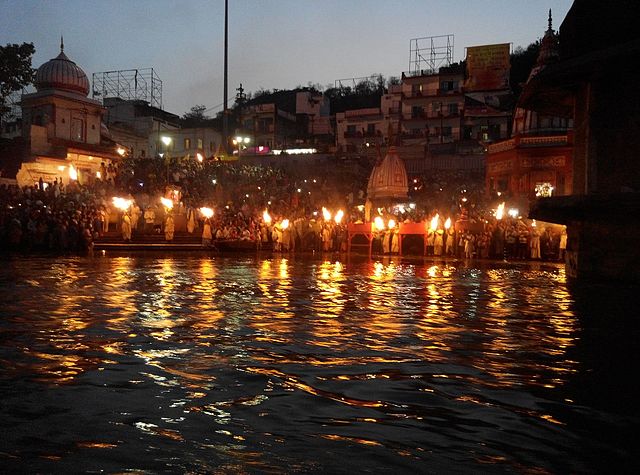 Image: Ganga aarti of haridwar