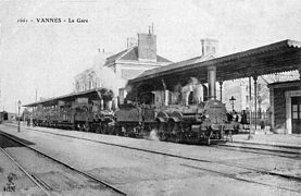 Train vapeur pour Lorient.