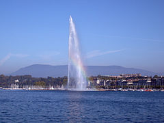 Le Jet d'eau de Genève.