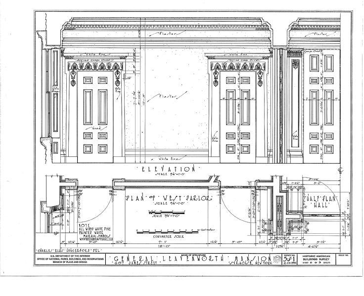 File:General Leavenworth House, 607 James Street, Syracuse, Onondaga County, NY HABS NY,34-SYRA,2- (sheet 6 of 9).tif