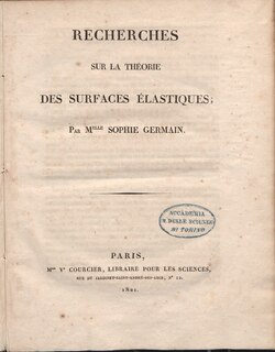 Sophie Germain: Elämäkerta, Huomionosoituksia, Katso myös