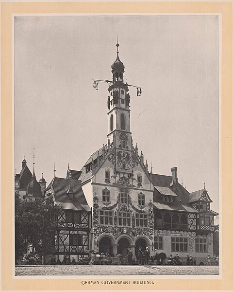 File:German Government Building, William Henry Jackson, 1893.jpg