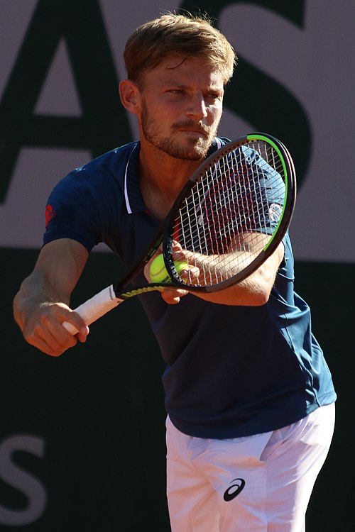 Goffin at the 2021 French Open