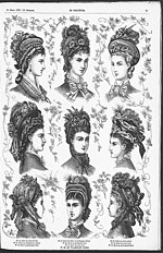 Hats 1875 Gracieuse. Geillustreerde Aglaja, 1875, aflevering 7, pagina 59.JPG