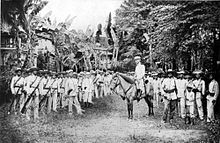 Filipino General Gregorio del Pilar and his troops in Pampanga around 1898, during the Philippine-American War Gregorio del Pilar and his troops, around 1898.jpg