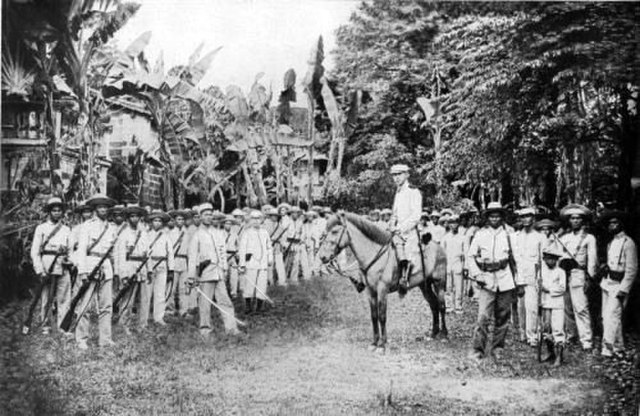Filipino General Gregorio del Pilar and his troops in Pampanga around 1898, during the Philippine-American War