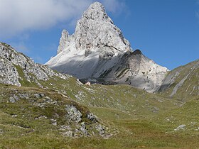 Vista dalla vetta del Grand Kinigat.