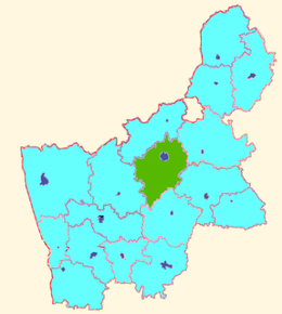 District de Lida - Localisation