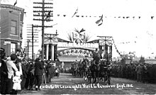 Prince Arthur touring Vancouver as the governor general of Canada, 1911. H. R. H. Duke of Connaught's visit to Vancouver Sept. 1912 (15349021081).jpg